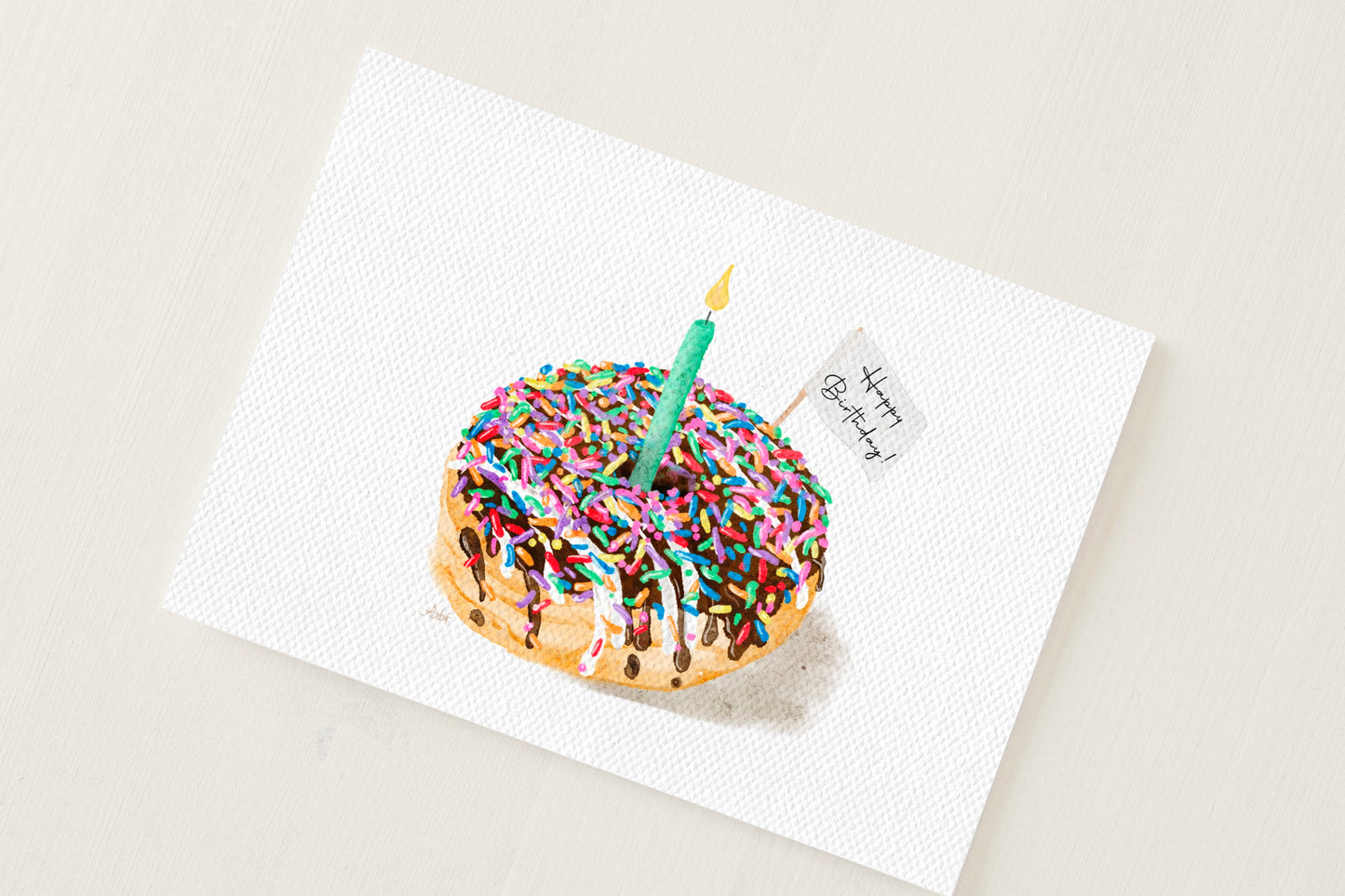 Birthday Donut Card