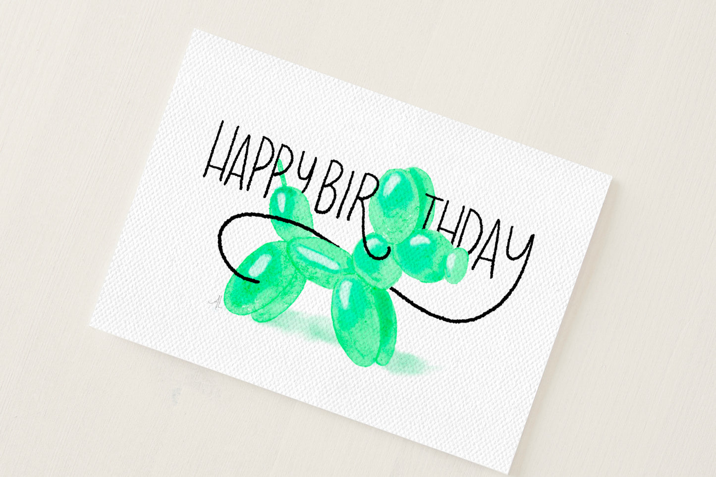 Balloon Animal Card