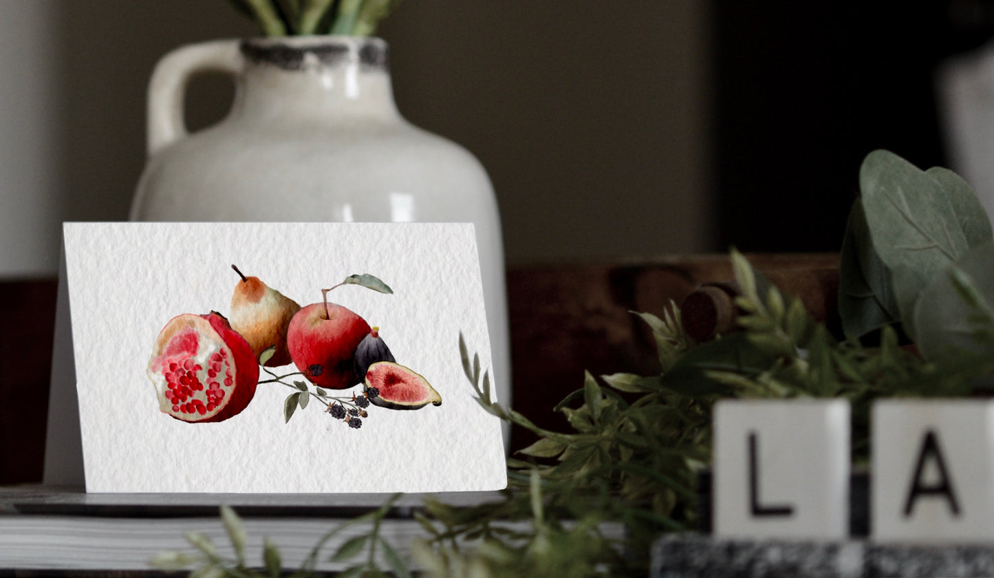 Fall Fruit Blank Card