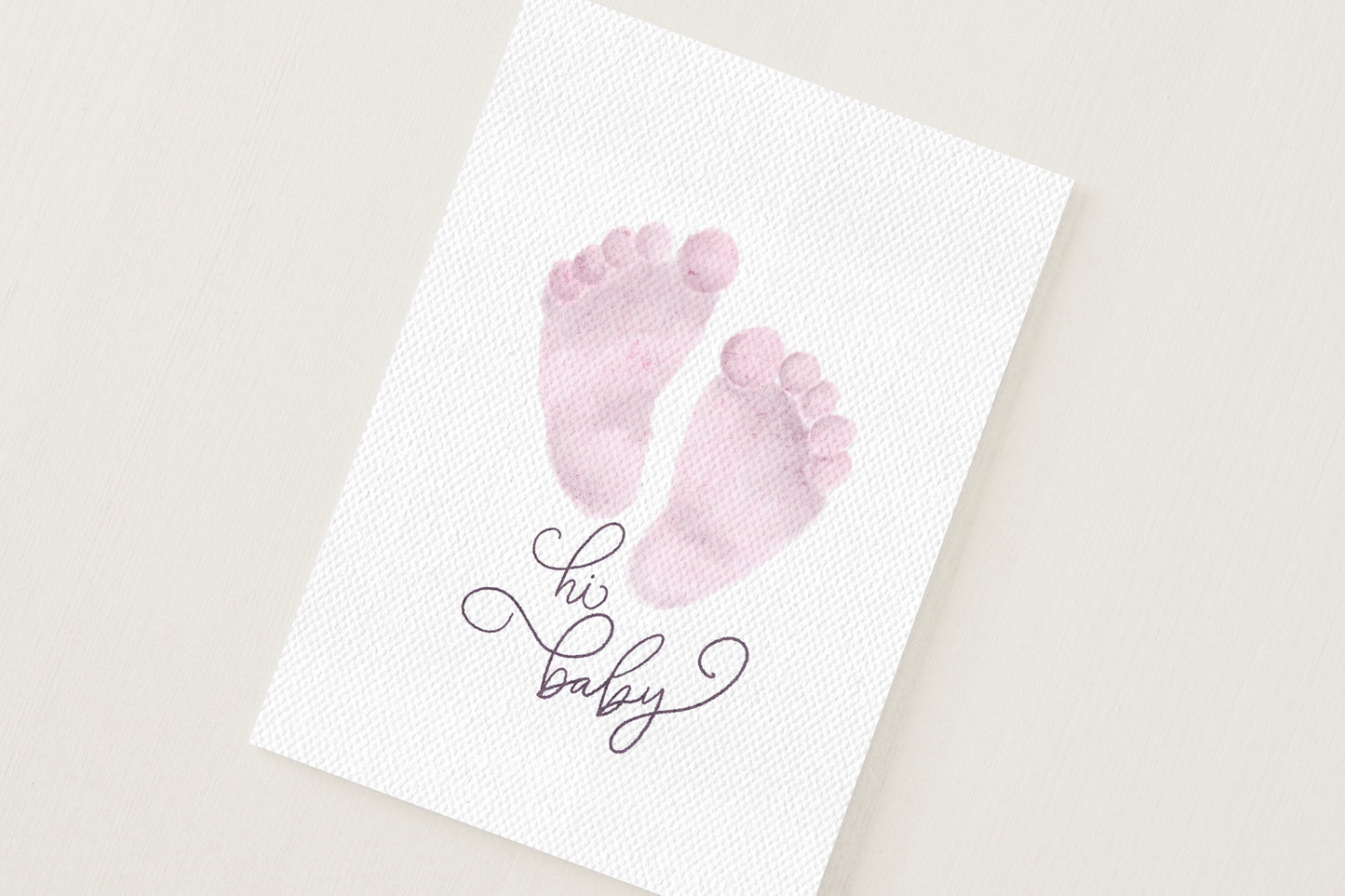 Hi Baby Card