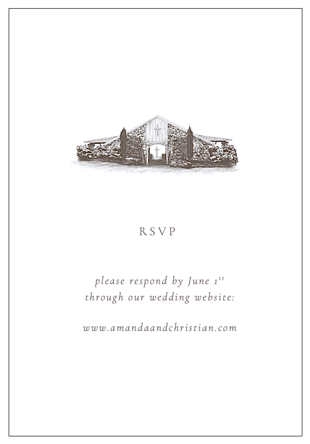 Illustrated Wedding Invitation