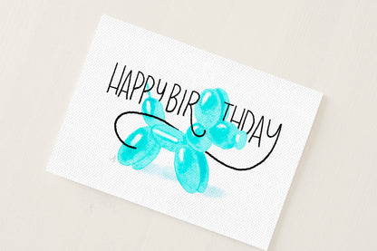 Balloon Animal Card