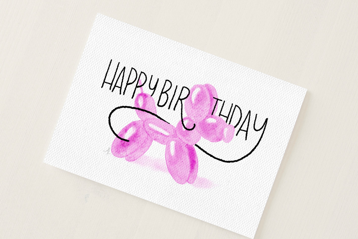 Balloon Animal Card