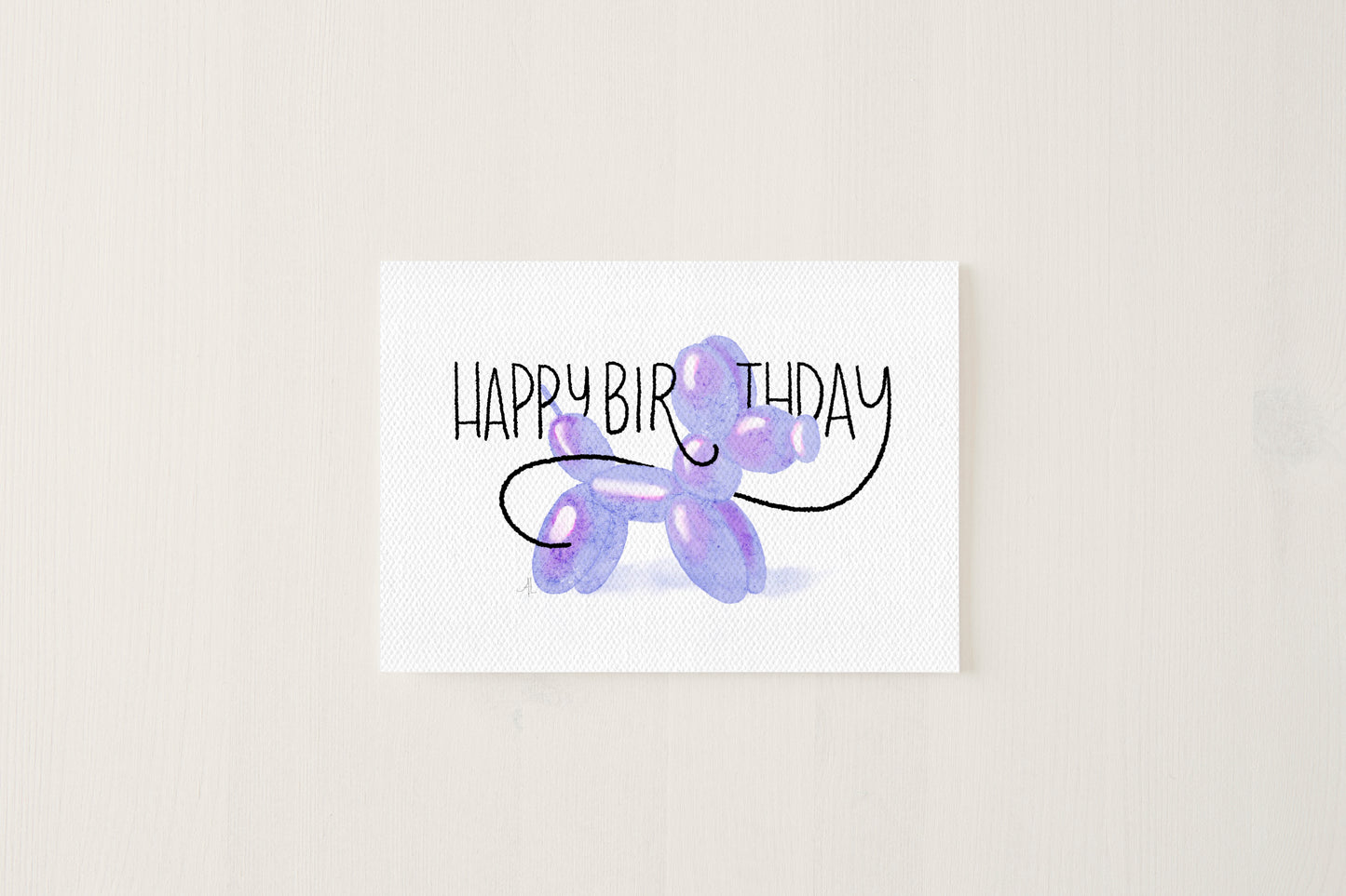 Balloon Animal Card