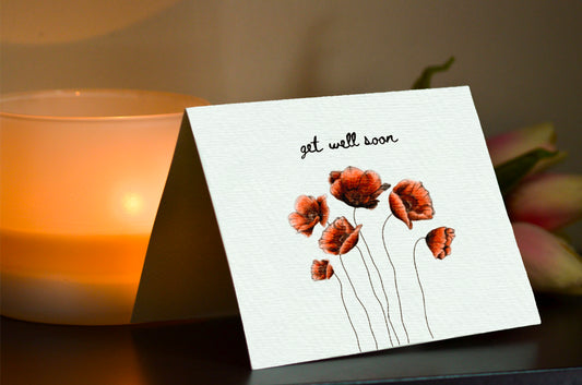 Uplifting Poppies Card