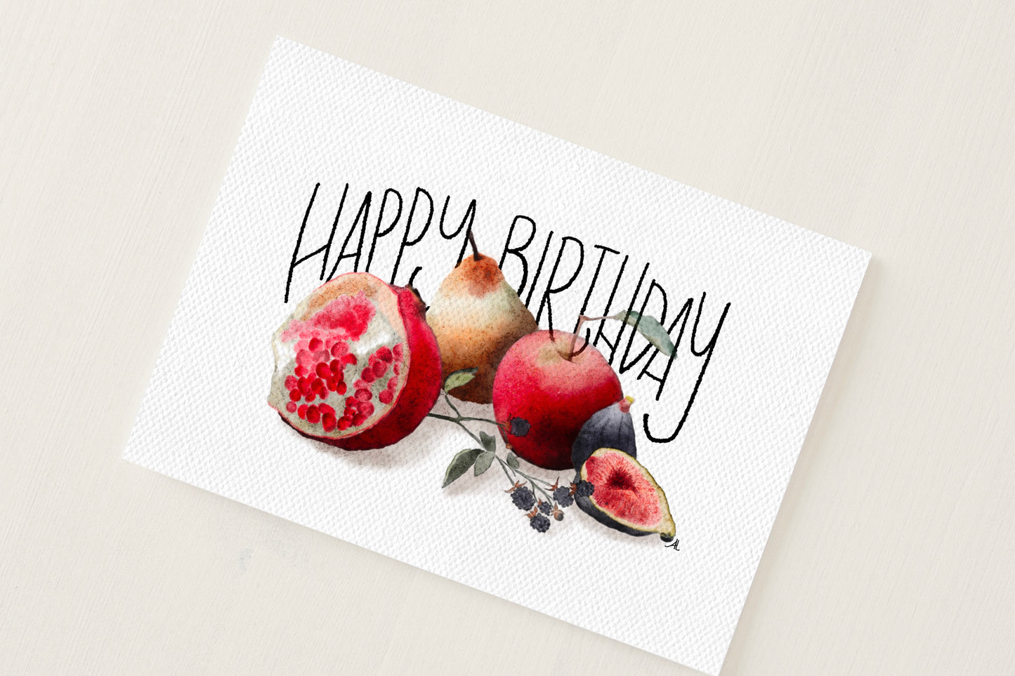 Fall Fruit Card | Happy Birthday