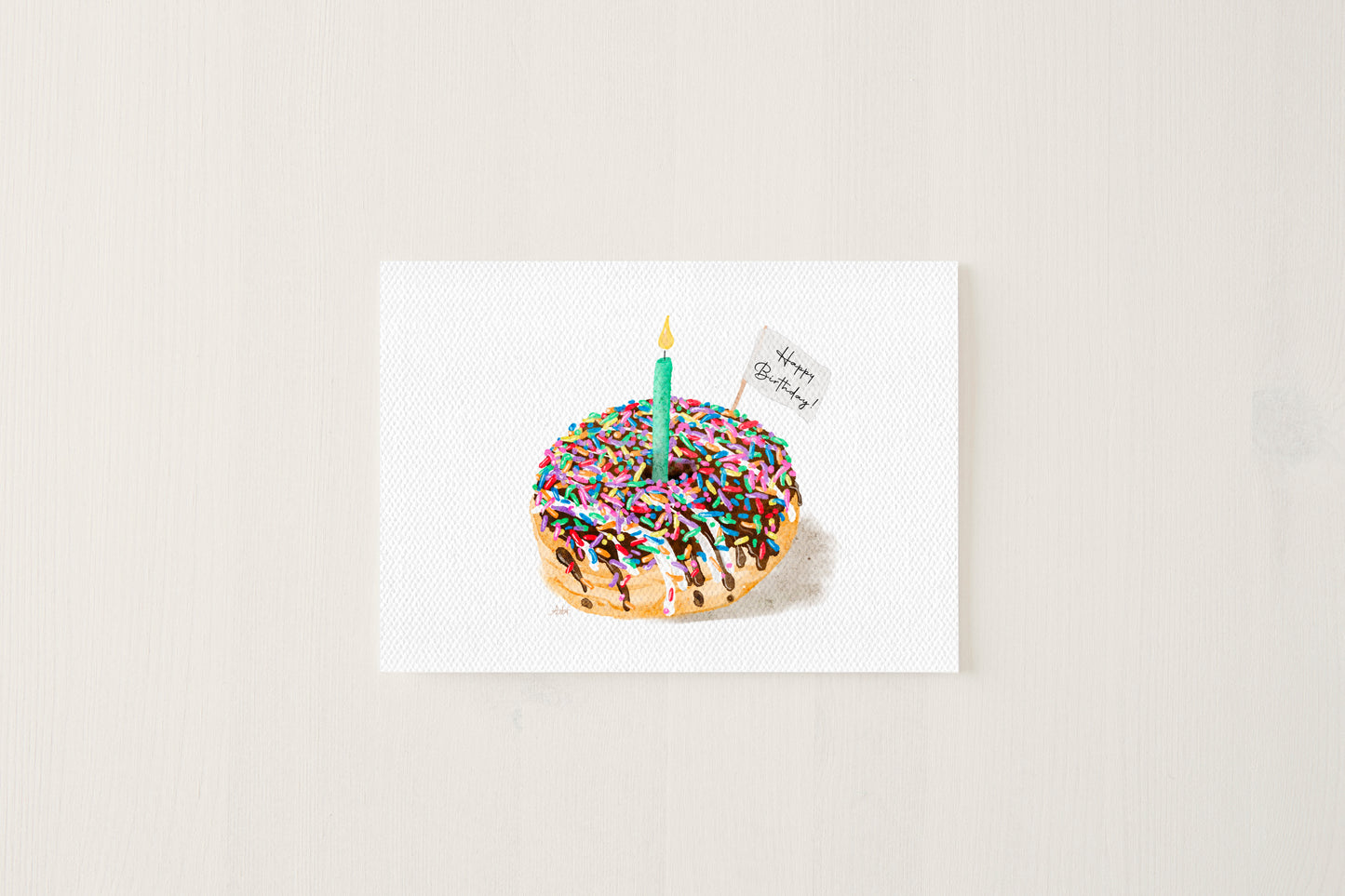Birthday Donut Card