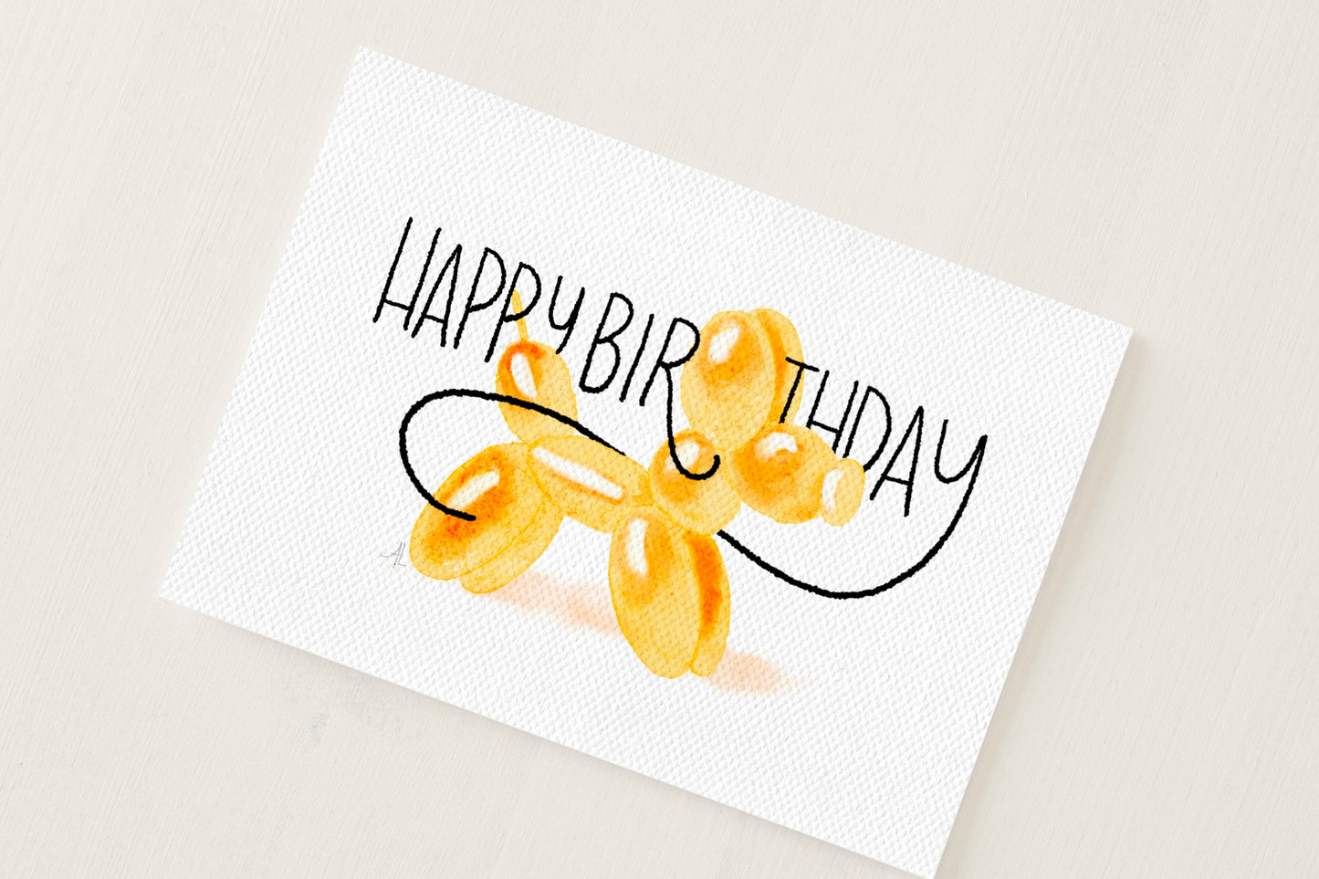 Balloon Animal Card