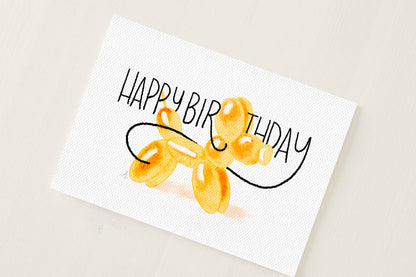 Balloon Animal Card