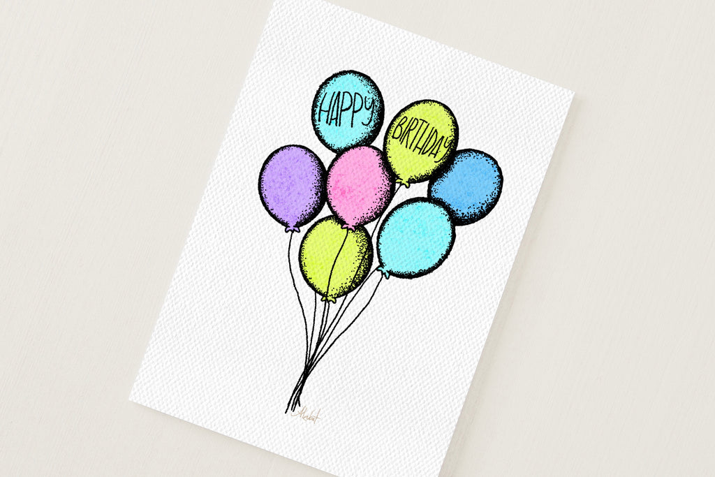 Birthday Balloons 110402  Happy Birthday Balloons Drawing HD Png  Download  Transparent Png Image  PNGitem