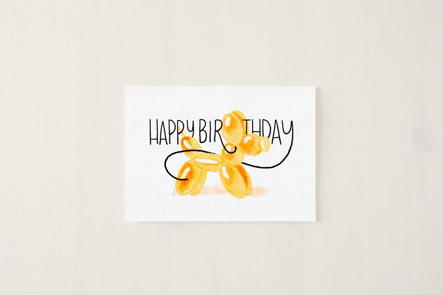 Balloon Animal Card