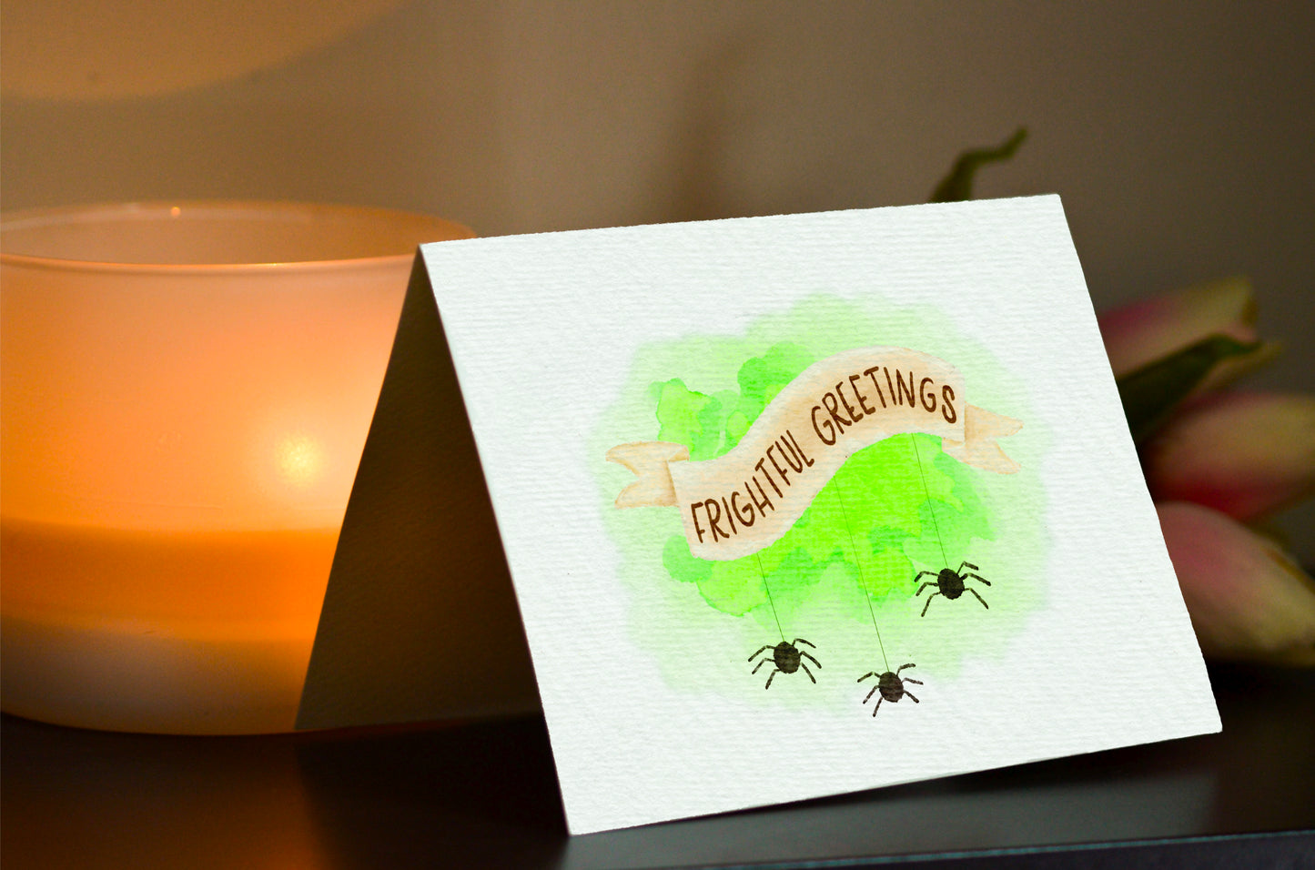 Spooky Spiders Card