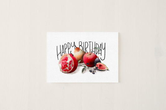 Fall Fruit Card | Happy Birthday