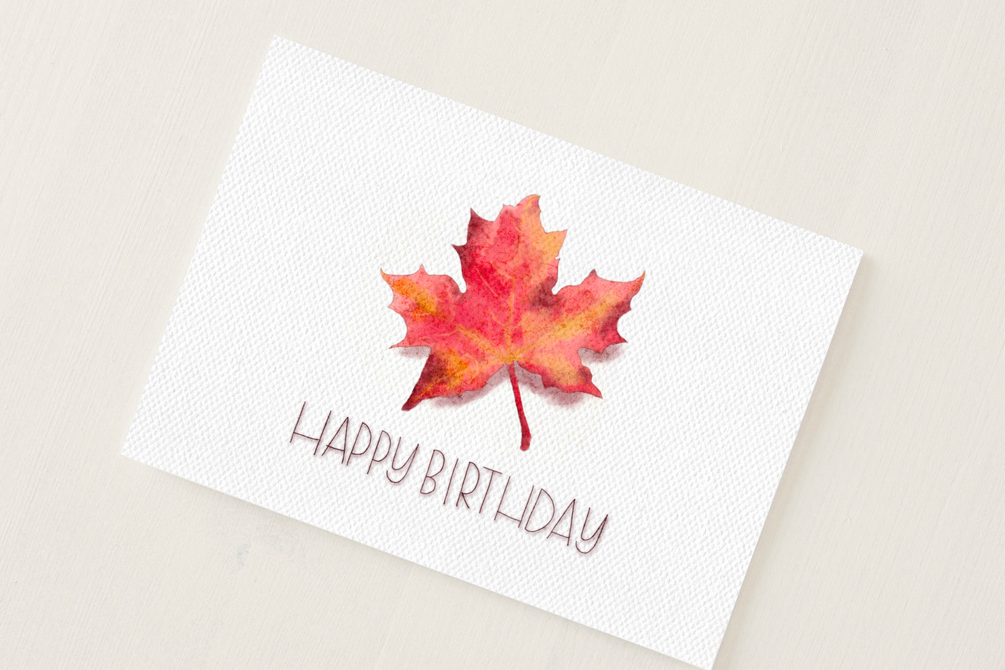Maple Leaf Card