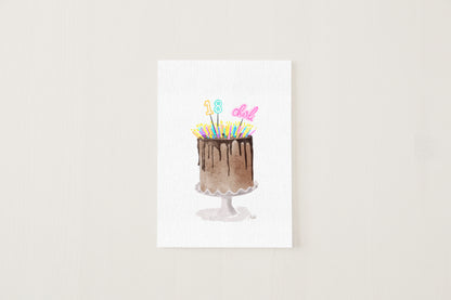 The Perfect Birthday Cake Card